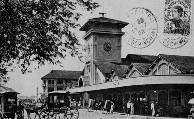 market ben thanh saigon colonial era